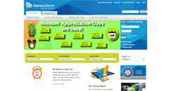 Desktop Screenshot of diamondnorthcu.com
